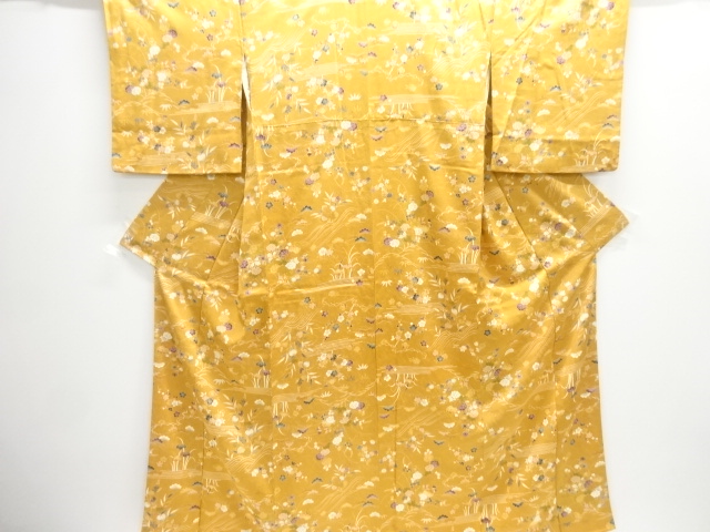 JAPANESE KIMONO / KOMON / FLOWE & PLANT 
